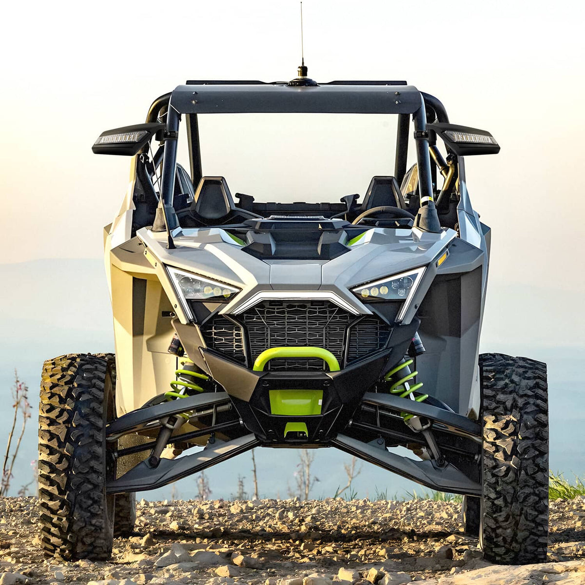 Bethesda Industrial 1.5"-2" LED Rear View Mirrors UTV ATV For Can-Am X3 Polaris RZR Yamaha Honda