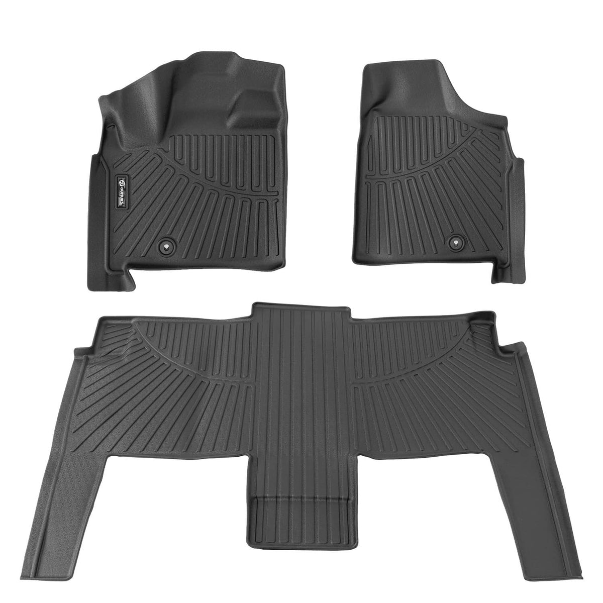 Bethesda Industrial For 2008-2016 Chrysler Town & Country Grand Caravan 7 Seats Floor Mats Liner
