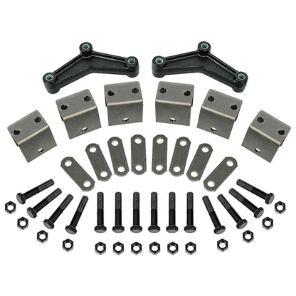 Bethesda Industrial Trailer Leaf Spring Hanger Kit For Double Eye Springs Tandem Axle Suspension Kit