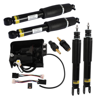 Bethesda Industrial Air Shocks Struts & Compressor Fit Cadillac Escalade Suburban Yukon Front & Rear
