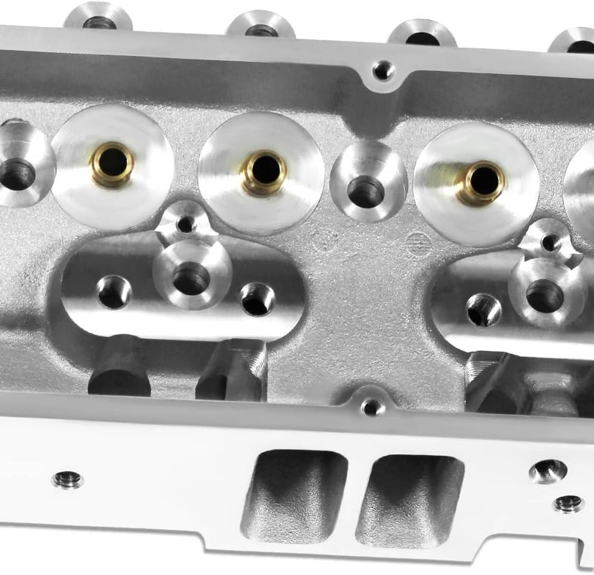 Bethesda Industrial 1 Pair For Chevy SBC 283 302 350 400 Bare Cylinder Heads 205cc/64cc Angle Plug
