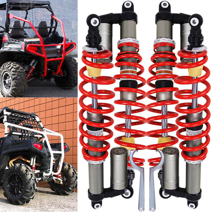 Bethesda Industrial STAGE 5 FRONT & REAR SHOCK ABSORBERS FOR 2009-14 POLARIS RZR 800 S ADJUSTABLE