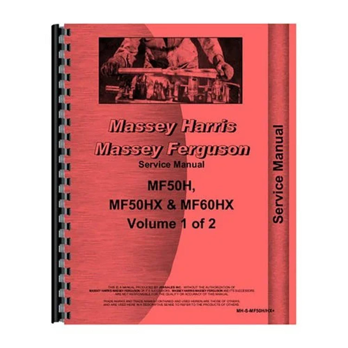 Bethesda Industrial Service Manual fits Massey Ferguson 50H 50HX 50H 50HX