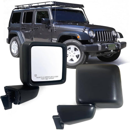 Bethesda Industrial Power Heated Rear View Mirror Passenger For Jeep Wrangler 18-24 &Gladiator 20-24