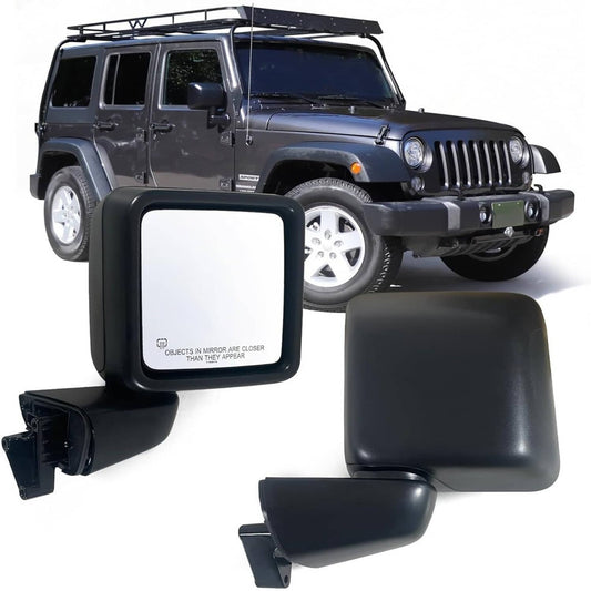 Bethesda Industrial Power Heated Rear View Mirror Passenger For Jeep Wrangler 18-24 &Gladiator 20-24