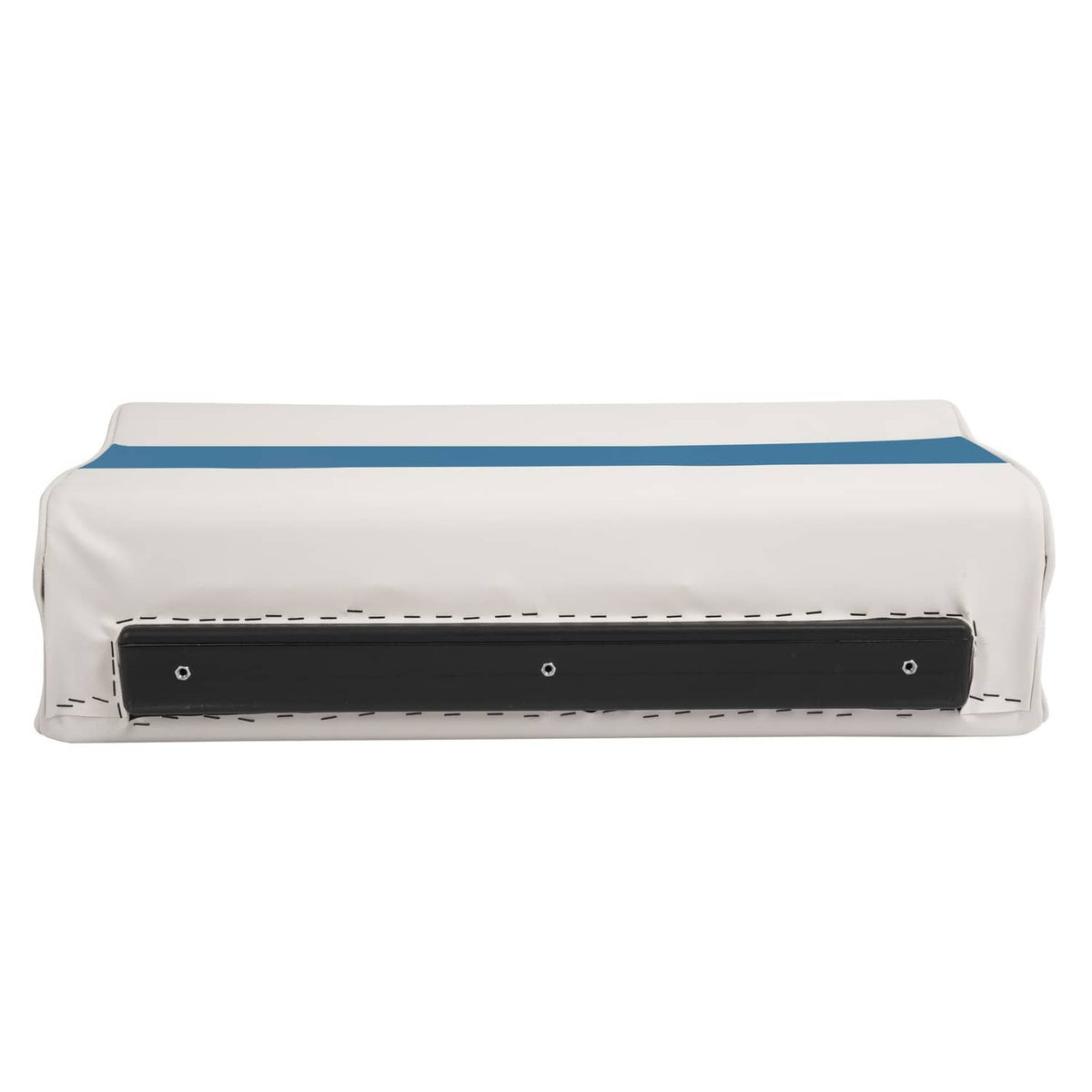 Bethesda Industrial #8WD95-1B-204 28" Pontoon Bench Seat Cushion Set Navy/White/Blue