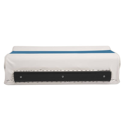 Bethesda Industrial #8WD95-1B-204 28" Pontoon Bench Seat Cushion Set Navy/White/Blue