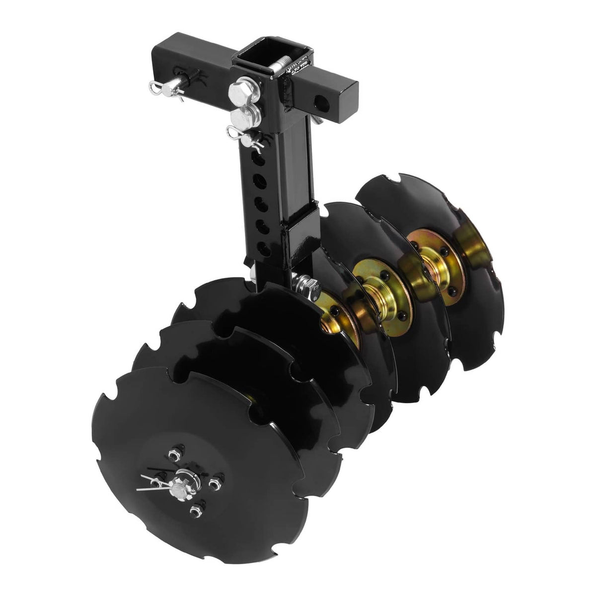 Bethesda Industrial 20" Notched Disc Harrow Plow Attachment for ATV UTV W/ 6 X Concave 2" Receiver