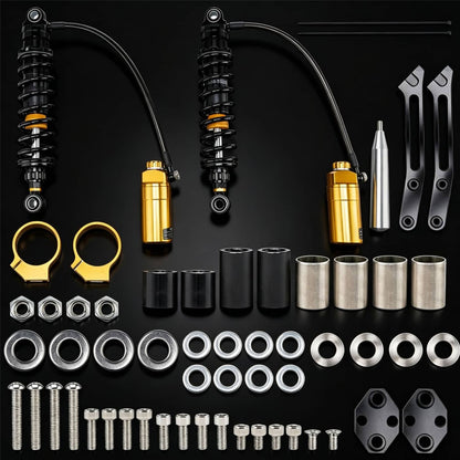 Bethesda Industrial Remote Reservoir Rear Suspensions Shock For Harley Electra Glide FLHT 2019-2022