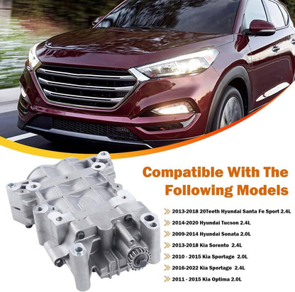 Bethesda Industrial Oil Pump 23300-2G400 20 Teeth Fit For Hyundai Tucson Santa Fe Sport 2.4L New
