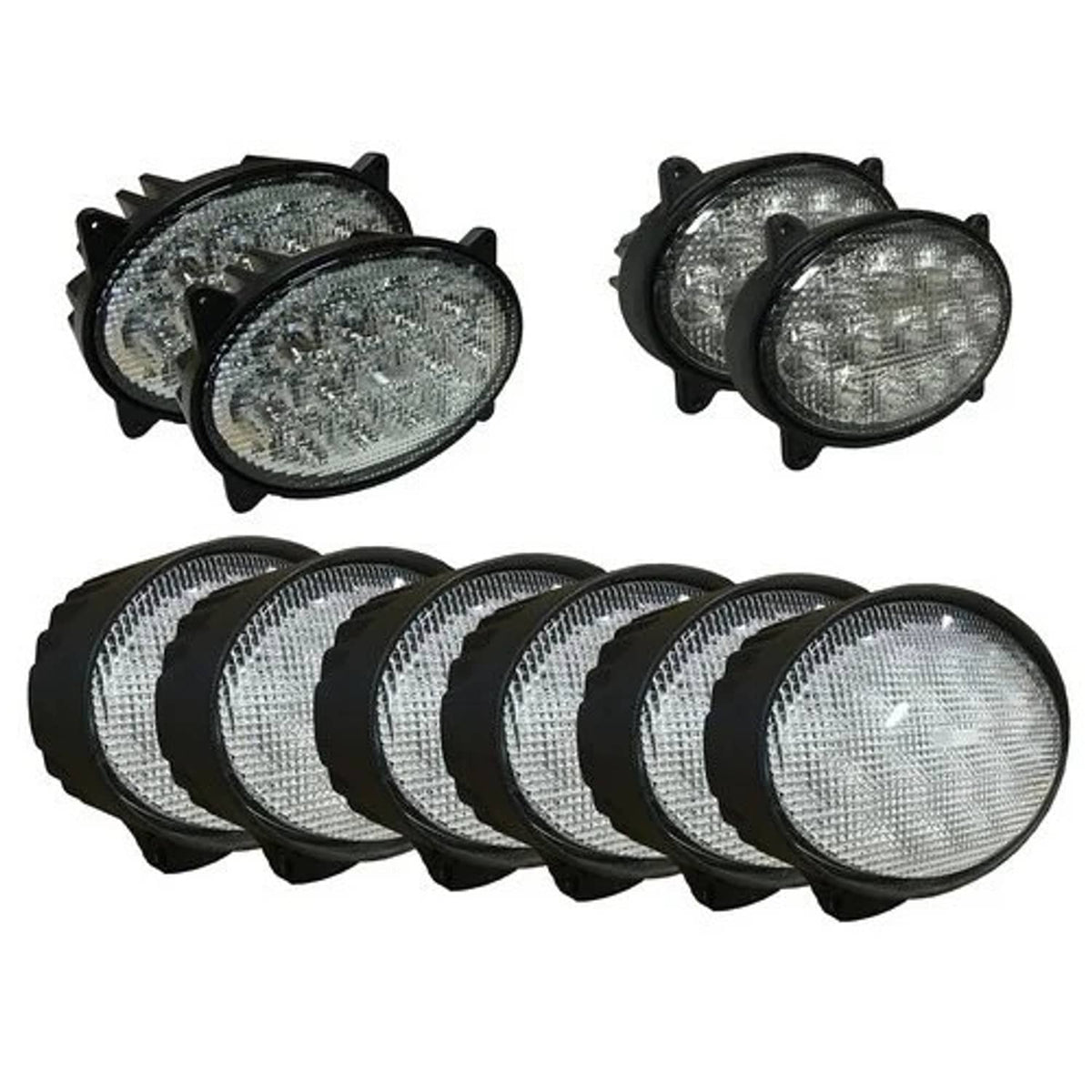 Bethesda Industrial Complete LED Conversion Light Kit fits John Deere 8120 8220 8320 8430 RE173600