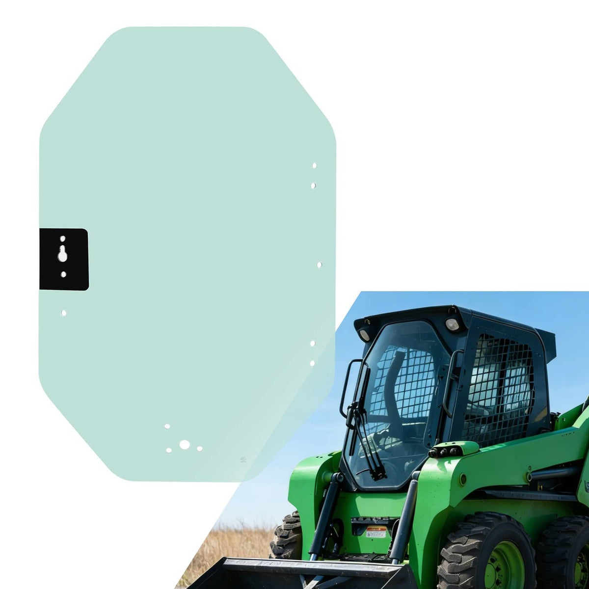 Bethesda Industrial Cab Glass-Door For Gehl Skid Steer Loader R220 V400 R190 V270 GEN2 R260 #244242