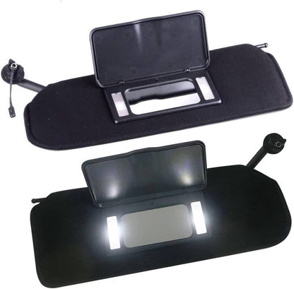 Bethesda Industrial New Updated Sun Visors Sun Shades W/Bright LED Light Set For 1997-04 Corvette C5