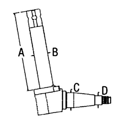 Bethesda Industrial Spindle High Profile - LH fits New Holland TN65 TN75D 5166101 fits Ford 5166101