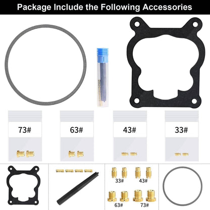 Bethesda Industrial 4 Barrel 4MV Rochester Quadrajet Carburetor For Chevy 327 350 427 454 750 CFM