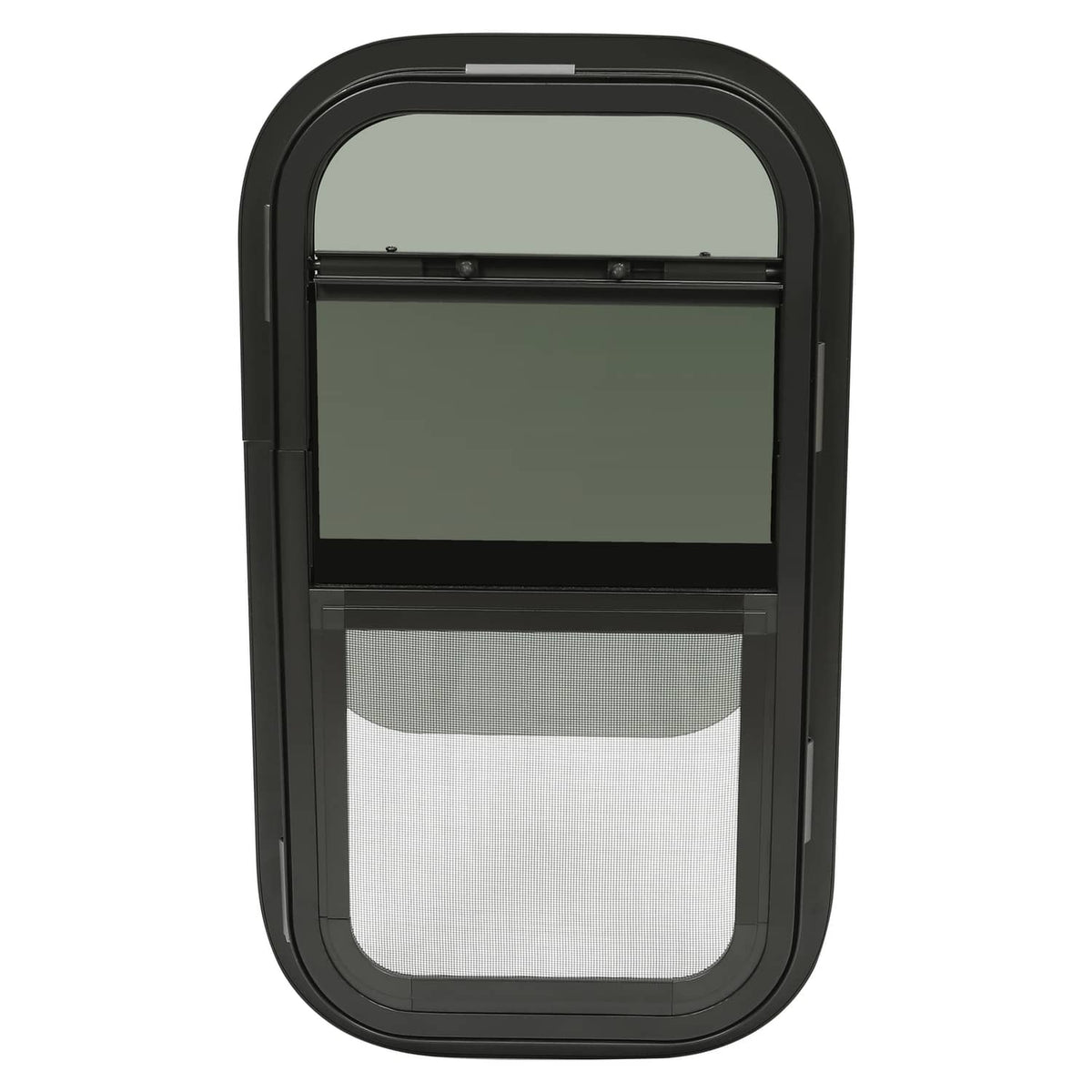 Bethesda Industrial 2 Pack 12"L x 22"W Wall Vertical Sliding RV Window Cargo Trailer W/Trim Kit