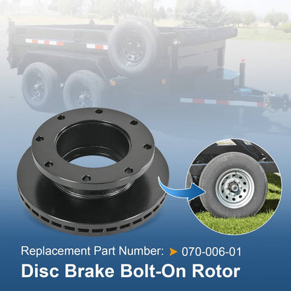 Bethesda Industrial For Dexter 10-12K Hydraulic Disc Brake Bolt-On Rotor (070-006-01)