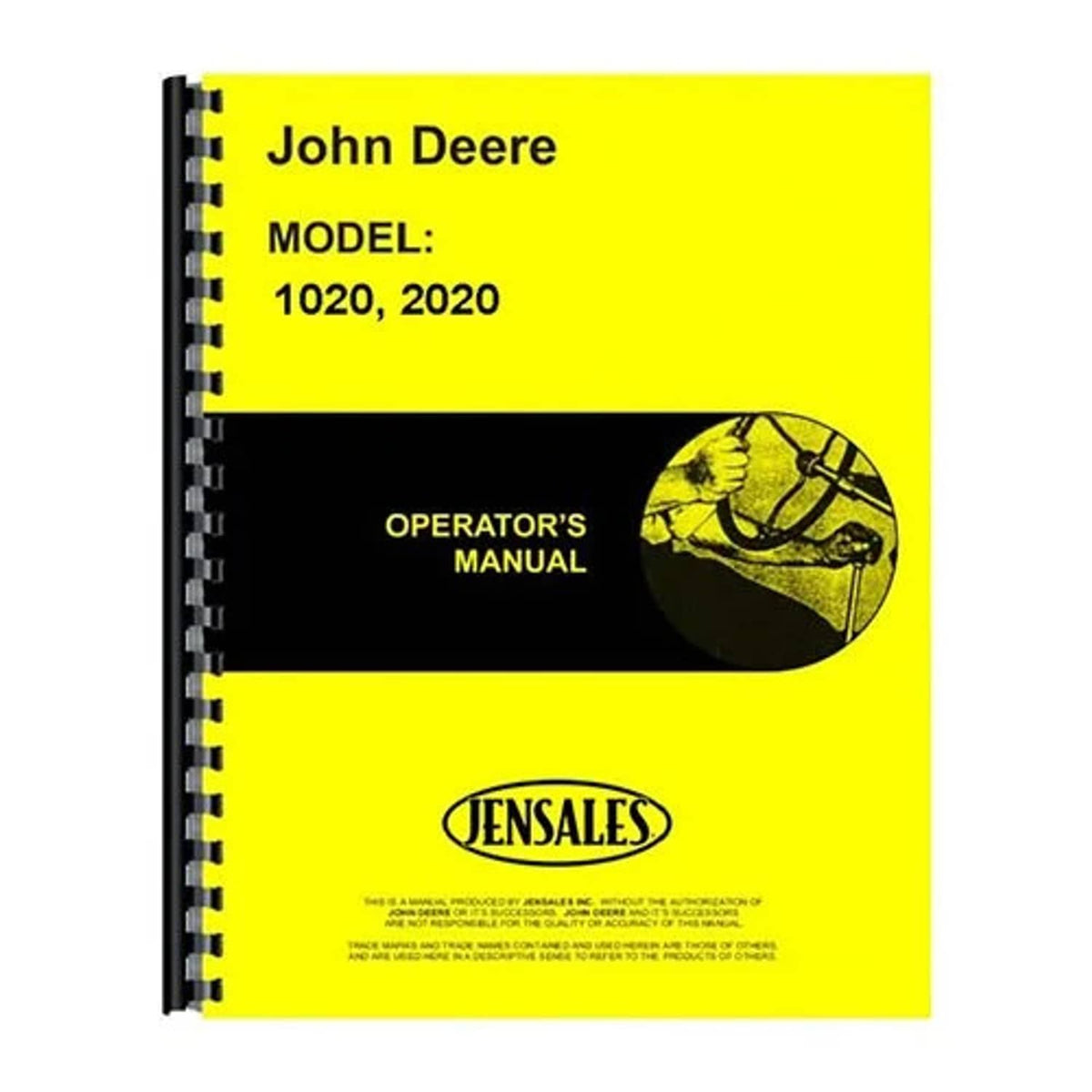 Bethesda Industrial Operator's Manual fits John Deere 1020 2020 2020