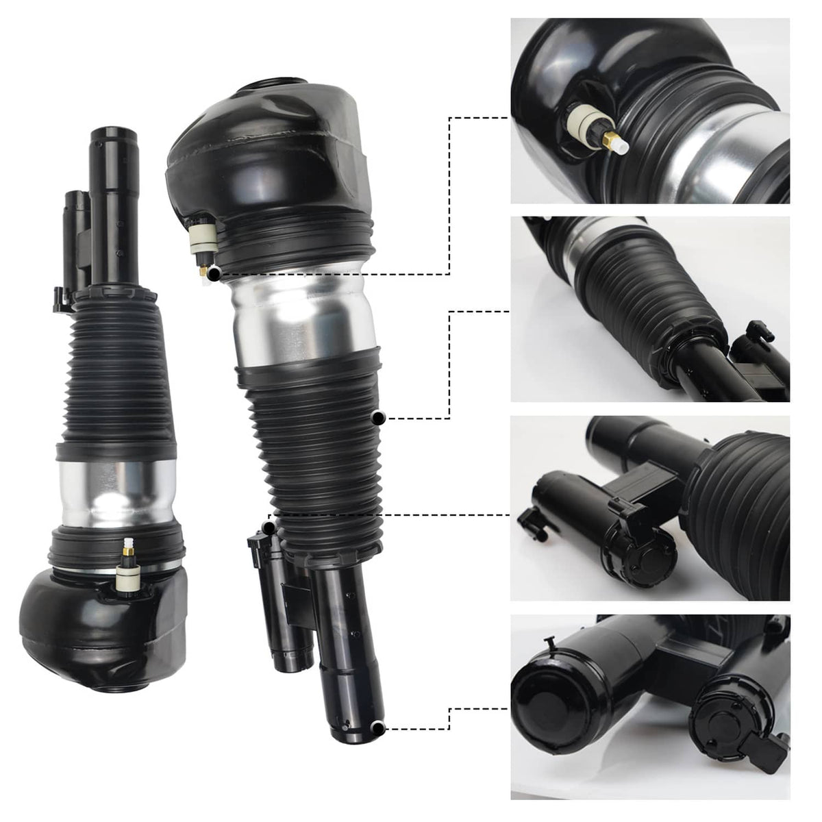 Bethesda Industrial 1 Pair For BMW 7 Series G11 G12 740i 750i EDC xDrive Front Air Suspension Struts