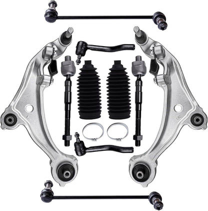 Bethesda Industrial For 2007-2013 Nissan Altima Front Lower Control Arm Ball Joints Tie Rod Sway Bar