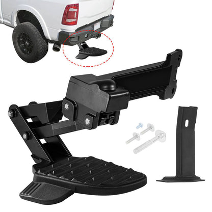 Bethesda Industrial Rear Bumper Retractable Side Bed Step For 2019-2024 Ram 2500 3500 82215842AH
