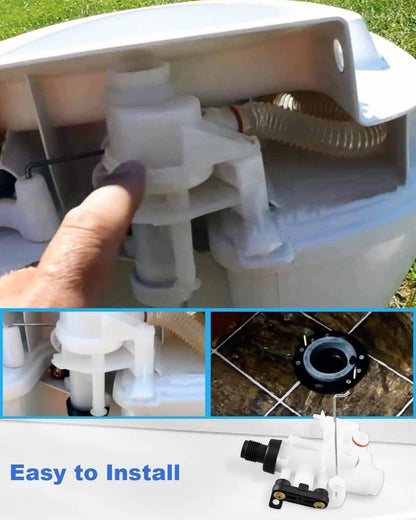 Bethesda Industrial Upgraded For RV Thetford Aqua Magic V Toilet Water Valve Replacement Part# 31705