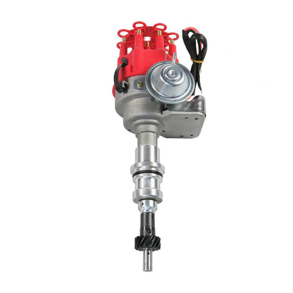 Bethesda Industrial FOR SMALL BLOCK FORD 289-302 Small HEI Distributor + SPARK PLUG WIRES