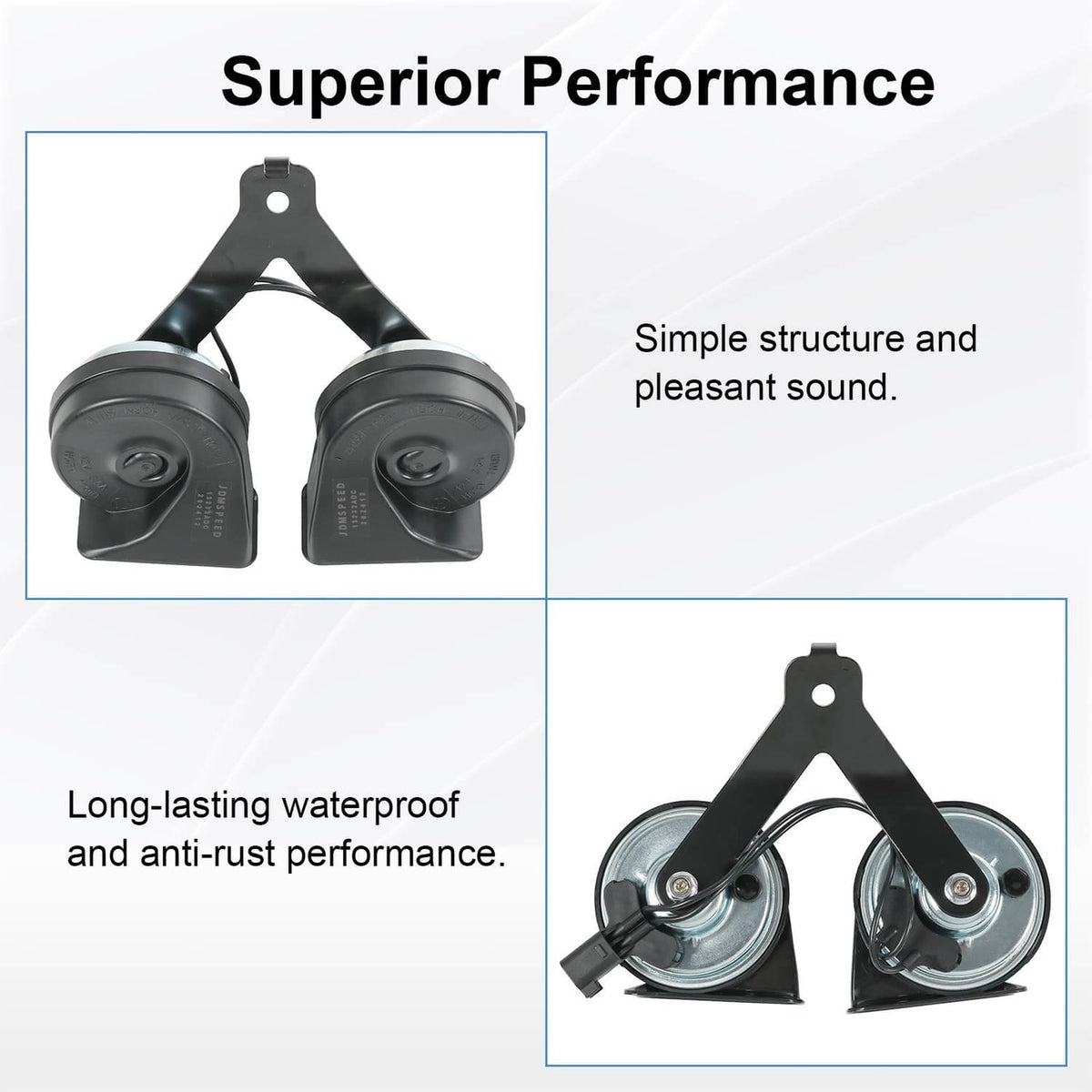 Bethesda Industrial Snail Horn High & Low Dual Pitch Assembly For Ford F-150 2015-2022 FL3Z-13832-B