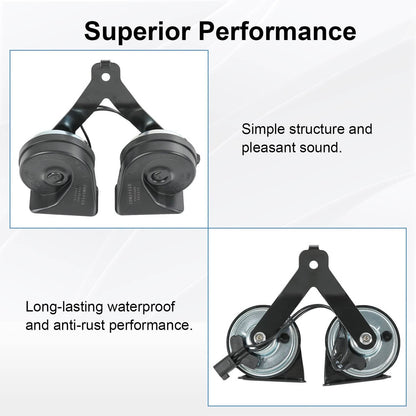 Bethesda Industrial Snail Horn High & Low Dual Pitch Assembly For Ford F-150 2015-2022 FL3Z-13832-B