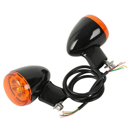 Bethesda Industrial Rear LED Turn Signals Light Bracket Fit For 1992-22 Harley Sportster XL 883 1200