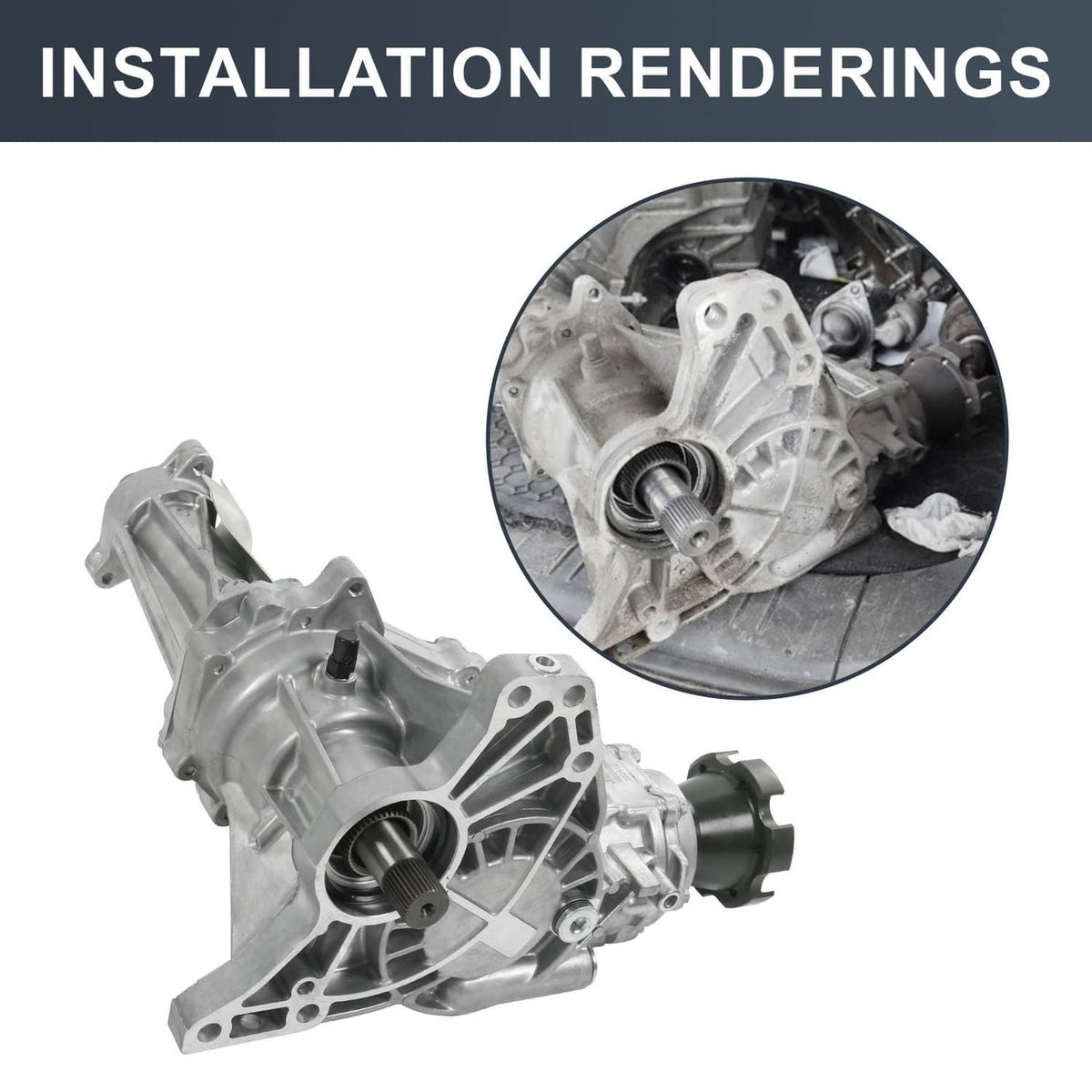Bethesda Industrial Transfer Case Assembly For GMC Terrain Chevrolet Equinox 2.4L 2010-2017 84953426
