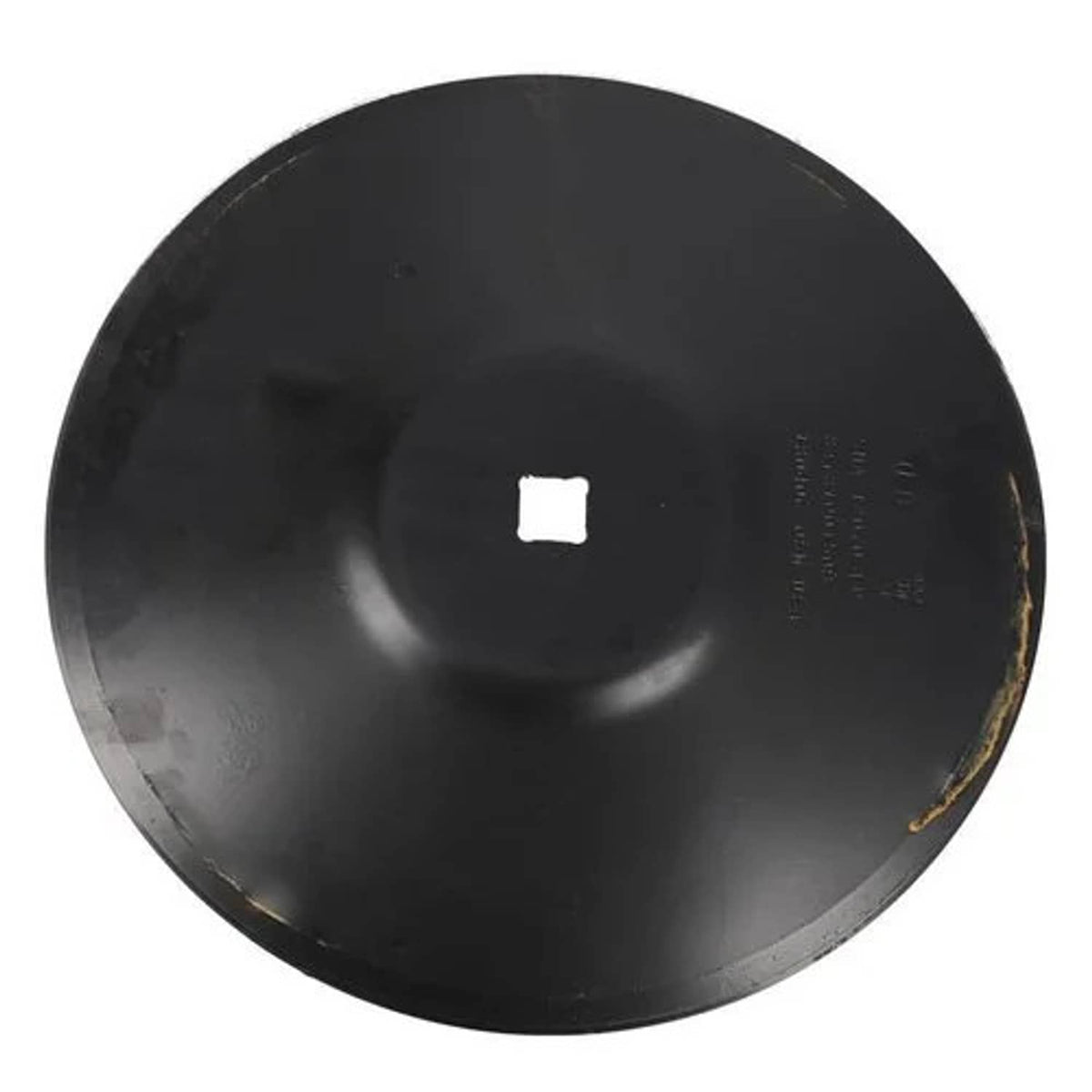 Bethesda Industrial Disc Blade 18" Smooth Edge 7 Gauge 1-1/8" Square Axle Raised Flat Center