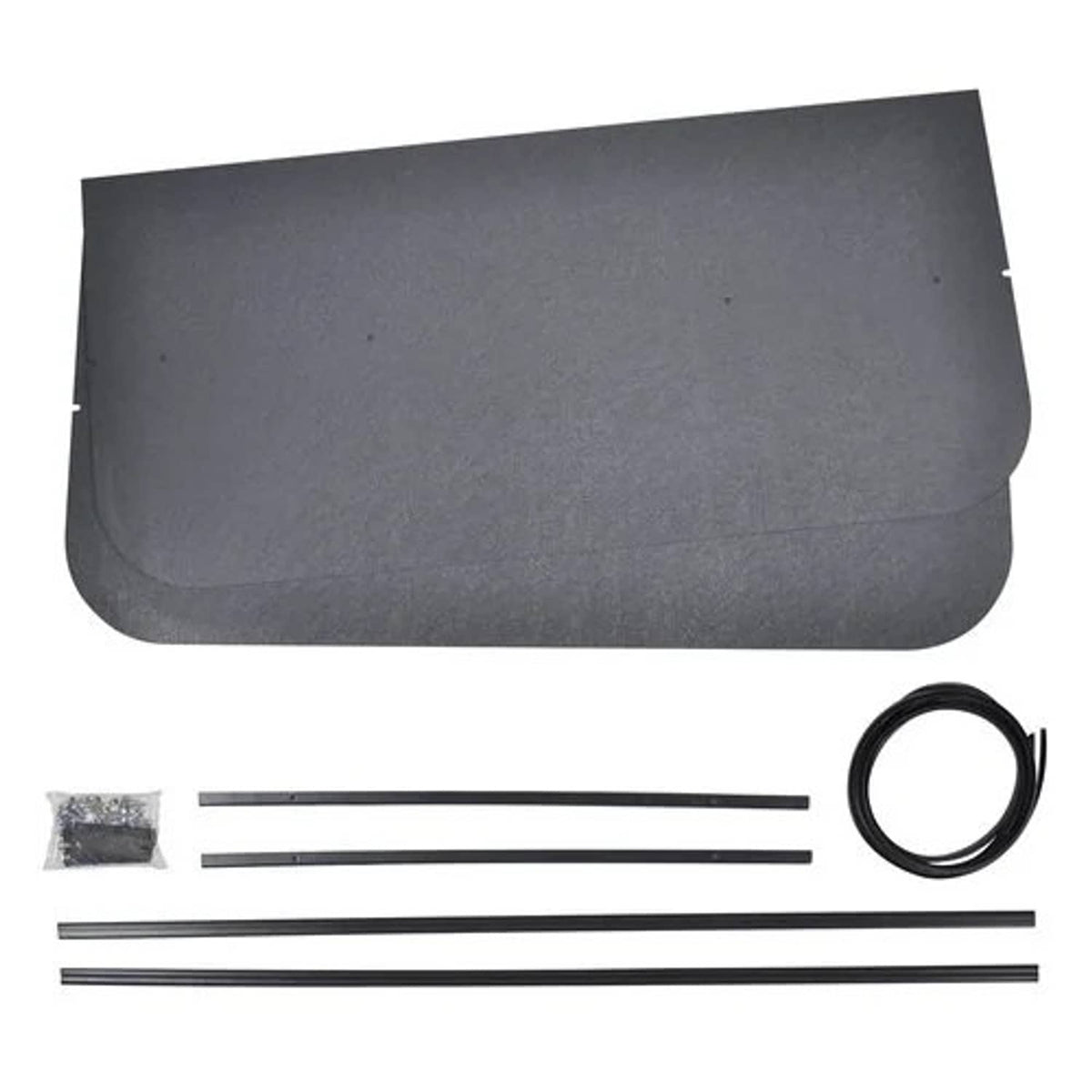 Bethesda Industrial Red Rooster® Tractor & Mower Sun Shade Canopy - Top Only - 48"x52" - Gray