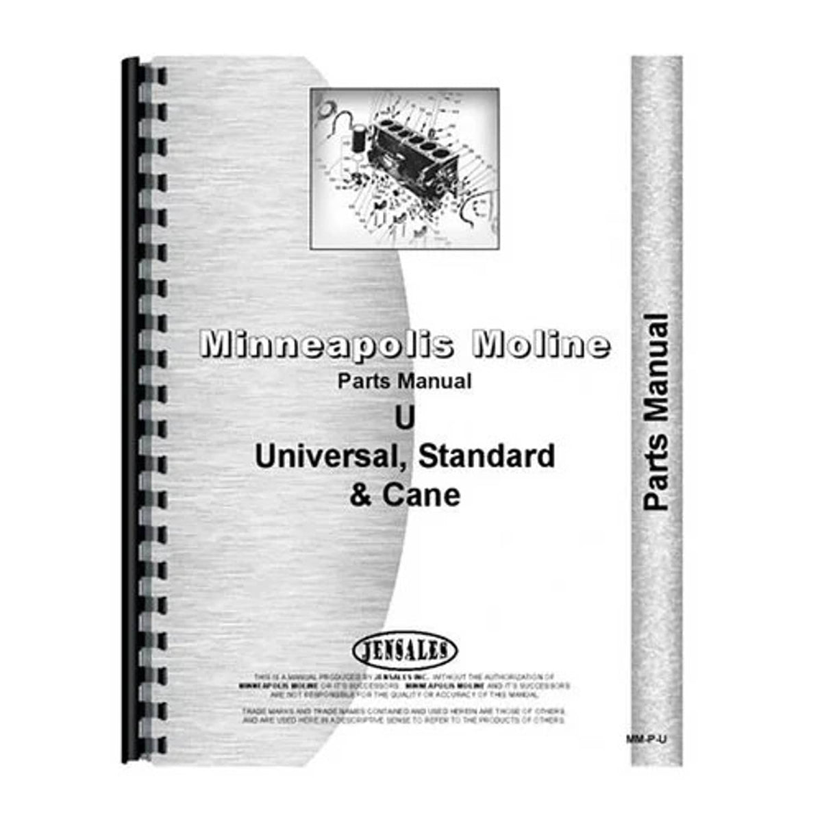 Bethesda Industrial Parts Manual fits Minneapolis Moline U UTS