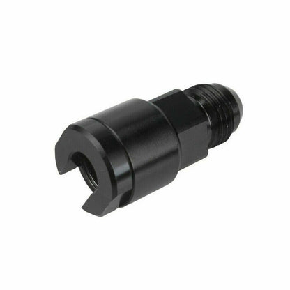 Bethesda Industrial Black 8 AN Fuel Adapter Fitting to 3/8 GM Quick Connect LS W/ Thread Female