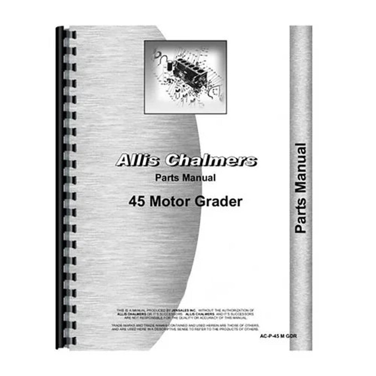Bethesda Industrial Parts Manual fits Allis Chalmers 45 45