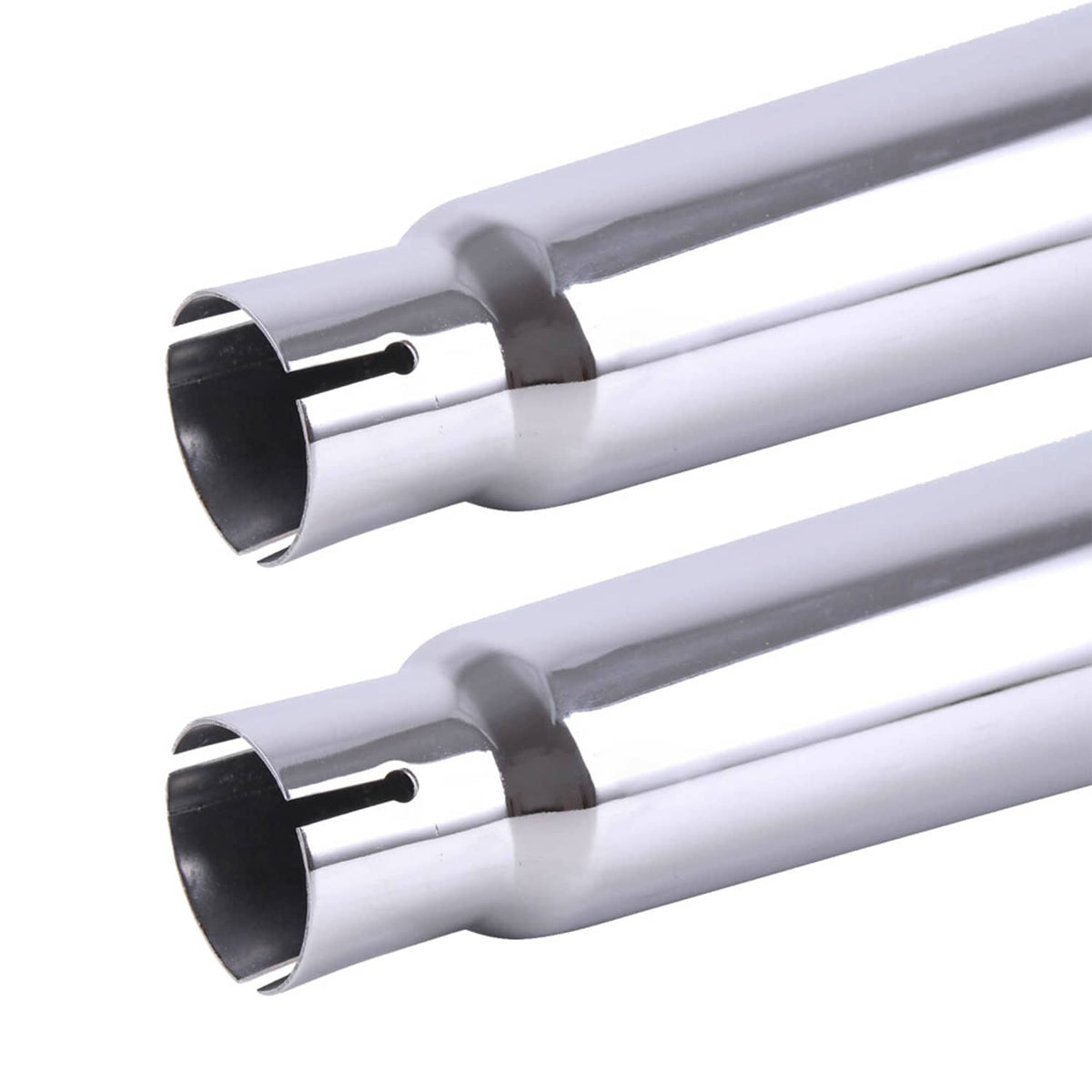 Bethesda Industrial Left Right Megaphone Exhaust Pipes for Harley Touring 1995-2016 Road King Glide