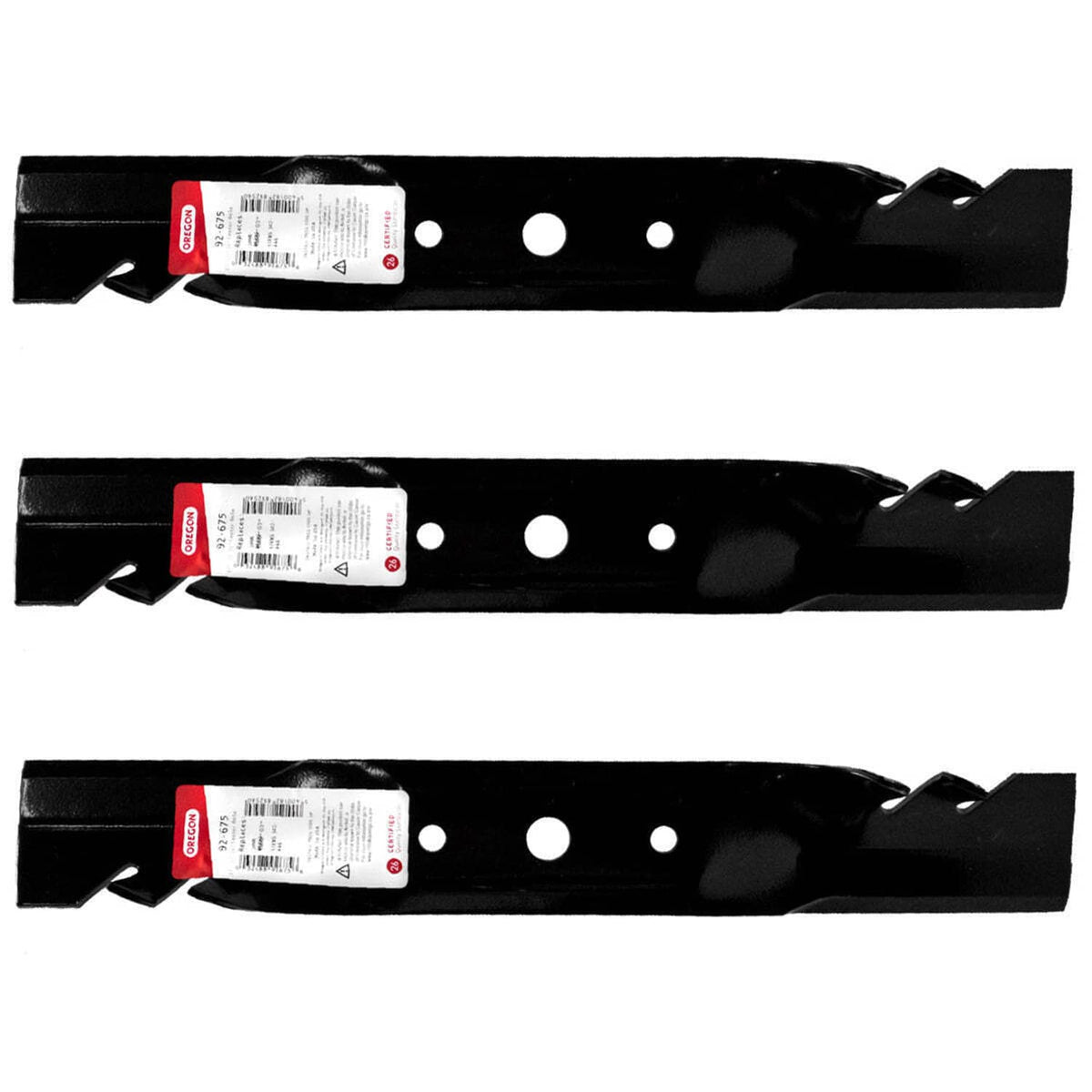 Bethesda Industrial 3PK 48" Deck High Lift Blades Fits GX20250 L120 L130 B1PD1044 B1PD5044