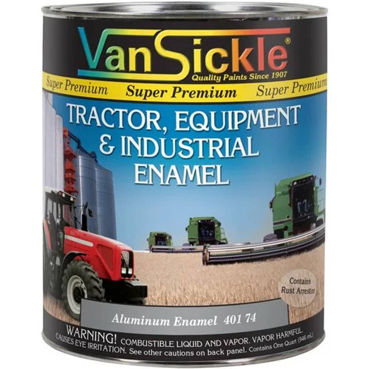 Bethesda Industrial Aluminum Tractor Paint Quart fits Paint, Sealants, Lubricants, Chemicals