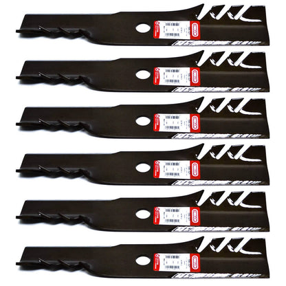 Bethesda Industrial 6PK Gator Mulching Blades 596-321 For 48" Exmark Metro Turf Tracer 15/16" Hole