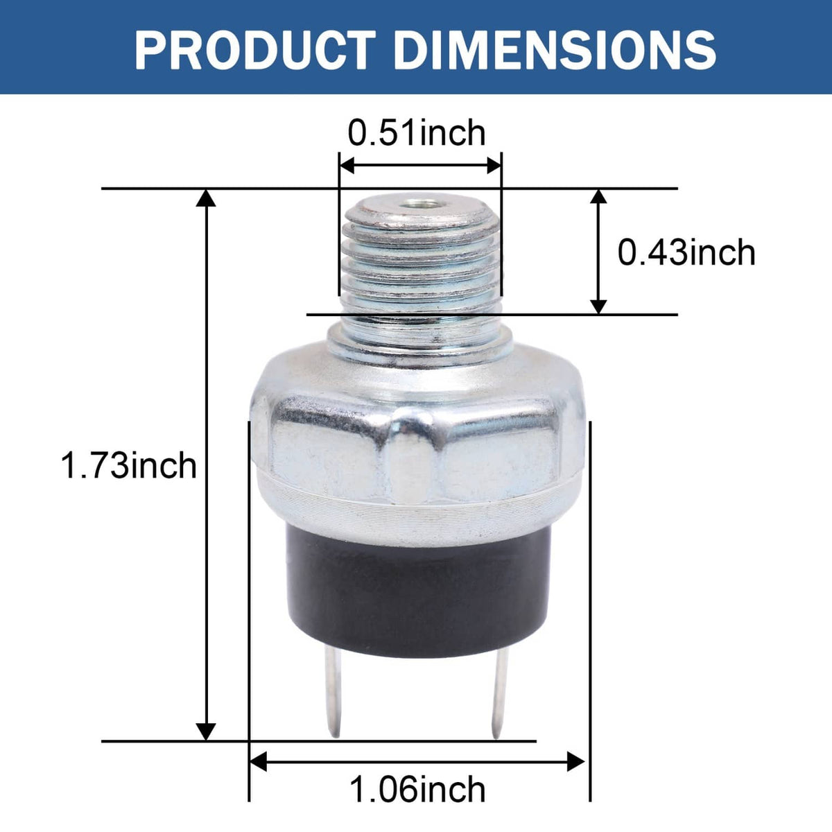 Bethesda Industrial Air Pressure Switch For 165-200psi Air Ride Suspension Air Compressor Tank NEW