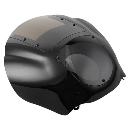 Bethesda Industrial Front Headlight Fairing and Windshield For Harley 2006-2017 Dyna Low Rider FXDL