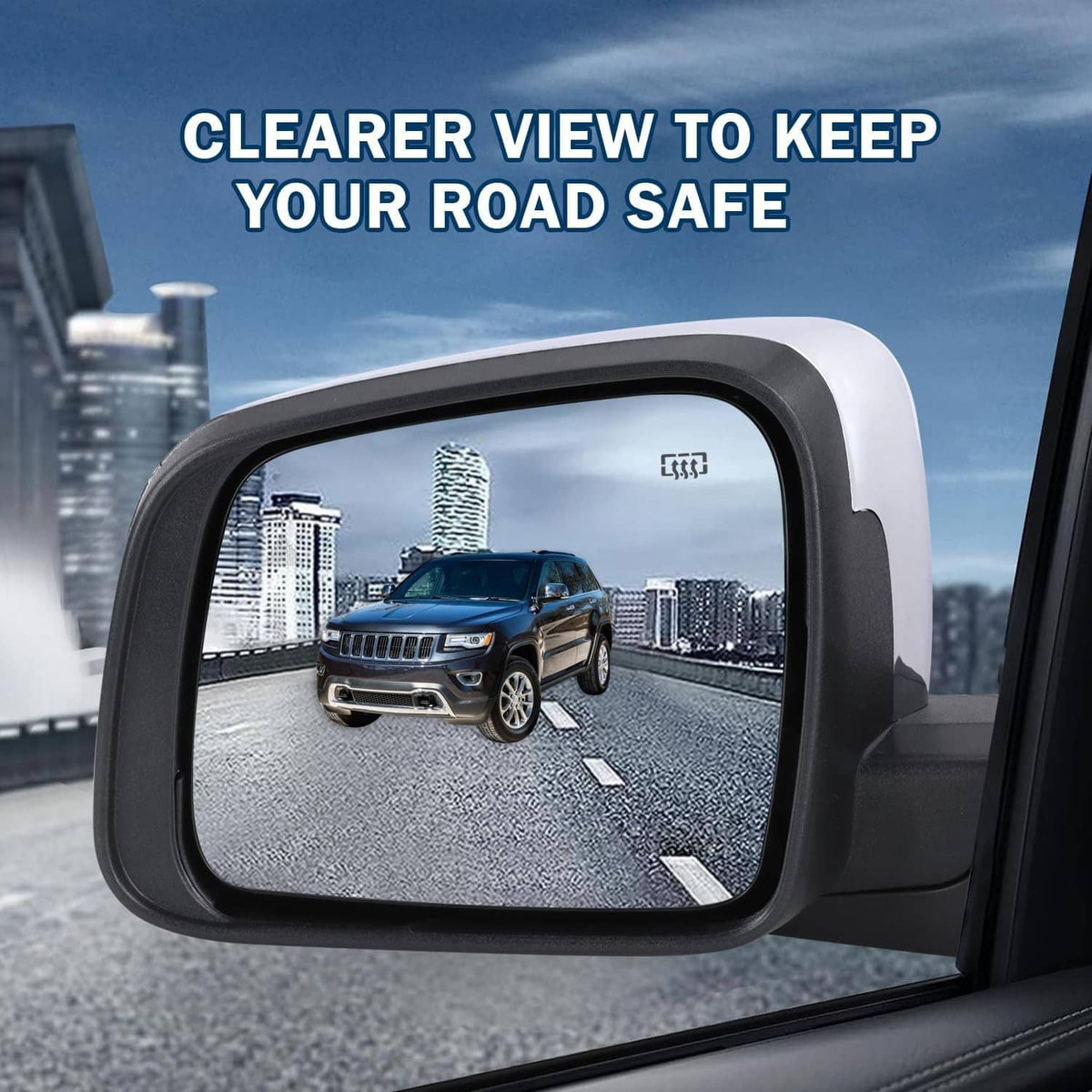 Bethesda Industrial Driver Side Mirror w/ Manual Folding Blind Spot For 2011-22 Jeep Grand Cherokee