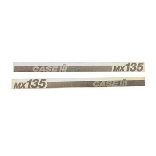 Bethesda Industrial Hood Decal Set - Vinyl fits Case IH MX135