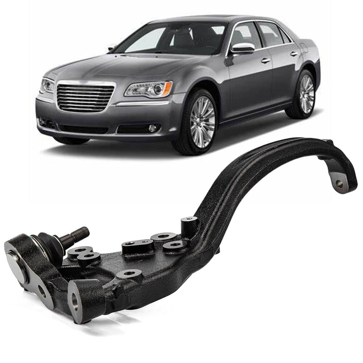 Bethesda Industrial 05168421AF Steering Knuckle For 2012-2021 Chrysler 300 Dodge Challenger Charger