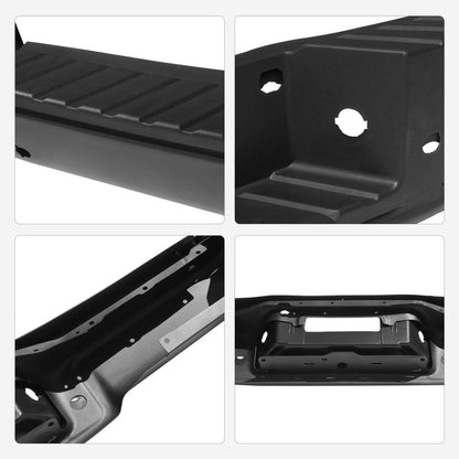 Bethesda Industrial Rear Bumper Assembly For Ford F150 2006 2007 2008 Black Step Bumper With Hole