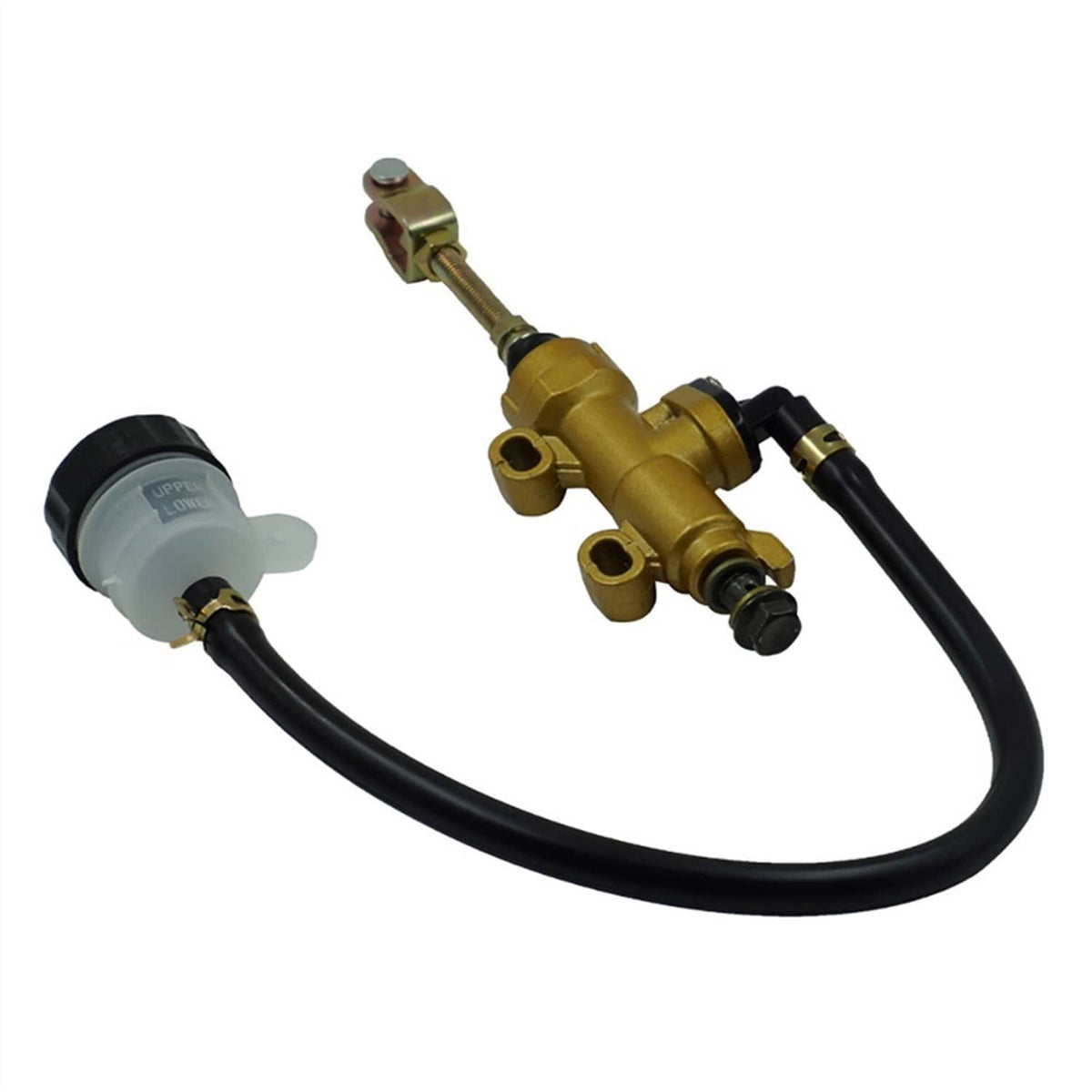 Bethesda Industrial Silver Rear Brake Master Cylinder Pump Reservoir for ATV Motorcycle Dirt Bike
