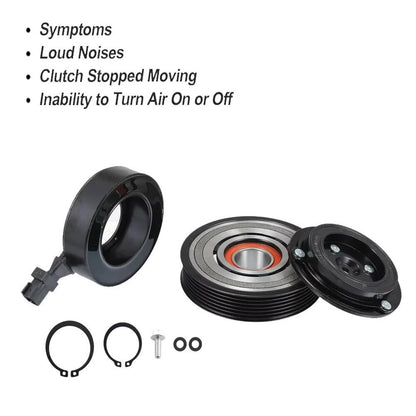 Bethesda Industrial AC COMPRESSOR CLUTCH KIT COIL PULLEY FITS: 2012-2018 JEEP WRANGLER 6 CYL 3.6L