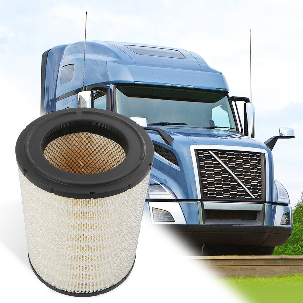Bethesda Industrial Engine Air Filter AF25435 8076195 for Volvo VNL VNM VN 1998-2003