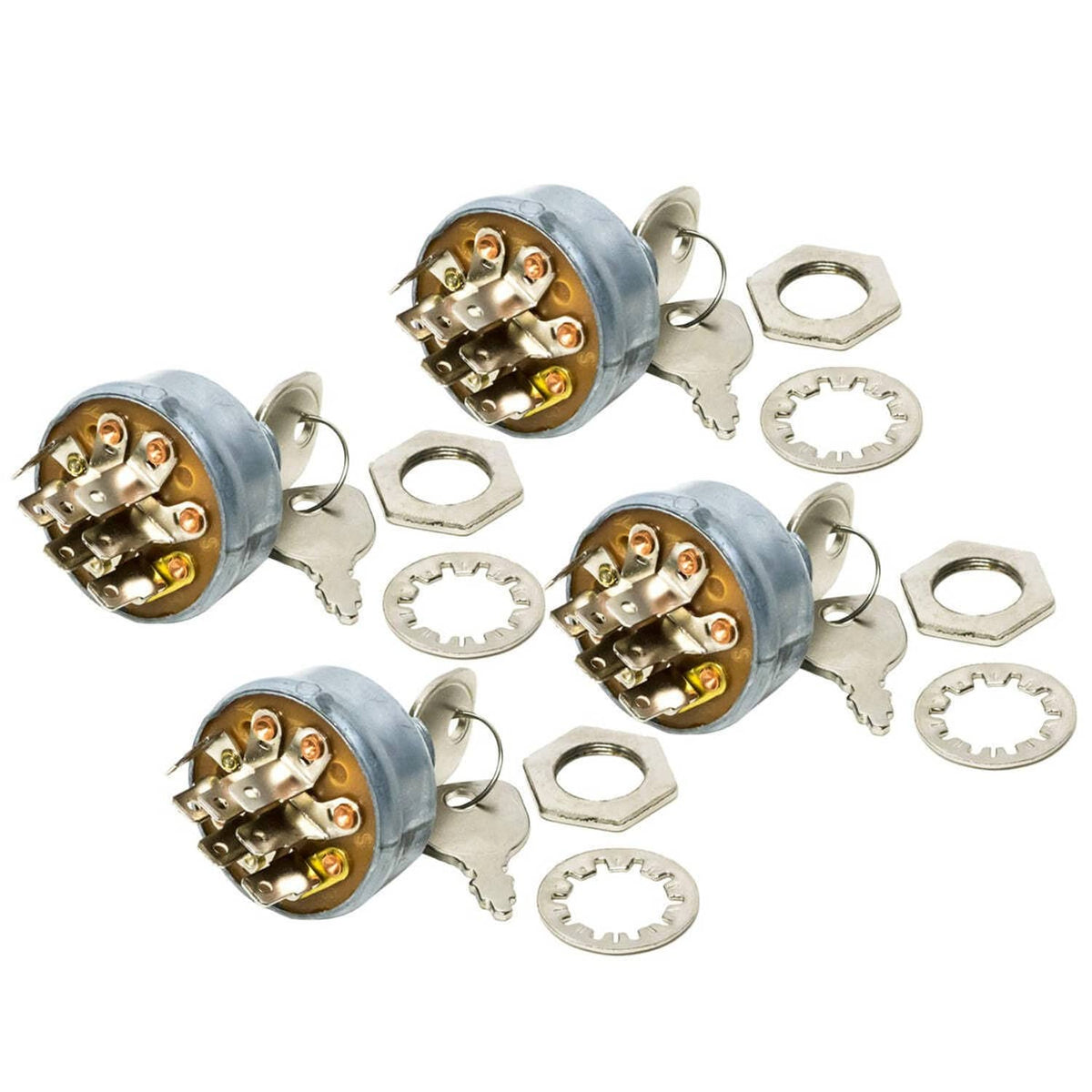 Bethesda Industrial 4PK Ignition Switches for Craftsman 140301 532140301 Lawn Mower Tractor